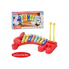 Ксилофон детский ML6603, 8 тонов, 2 вида (цена за 1шт), Infunbebe