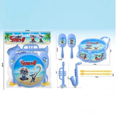 Детский барабан BabyToys 333-18 пластиковый разноцветный