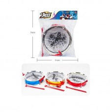Детский барабан BabyToys B 3283-5 с палочками и ремешком
