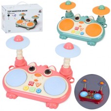 Детский барабан BabyToys CY-8069B с музыкой и светом