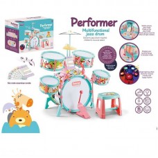 Барабанна установка BabyToys Q 532 B для дітей різні кольори