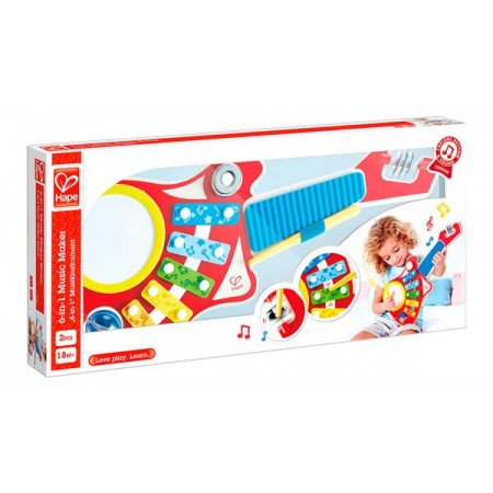 Детская гитара Hape Мини-оркестр 6 в 1 E0335