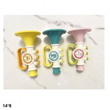 Дудка детская BabyToys HY402 с пищалкой пластиковая Дудка детская BabyToys HY402 с пищалкой пластиковая