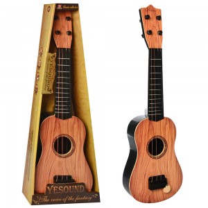 Детская игрушечная гитара 898-17-18 54 см, 4 струны, медиатор