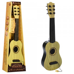 Детская игрушечная гитара 898-22 43 см, струны, медиатор