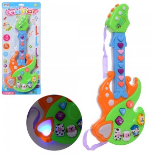 Детская игрушечная гитара 998B 39, 5см, муз, свет