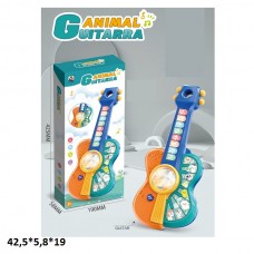 Детская гитара BabyToys CY-8050B музыкальная со светом