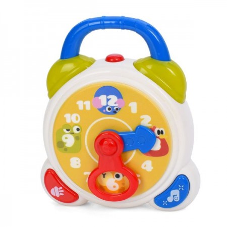 Дитячий годинник BabyToys 66010 з музикою та світлом