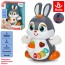 Интерактивная игрушка зайчик с музыкой и светом 19см