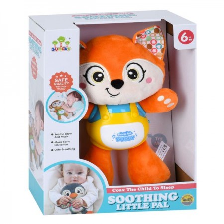 Мягкая игрушка животное со звуком и светом BabyToys SL88075 Мягкая игрушка животное со звуком и светом BabyToys SL88075