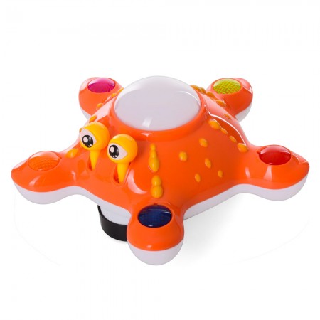 Інтерактивний краб BabyToys ZS8818 з музикою та світлом Інтерактивний краб BabyToys ZS8818 з музикою та світлом