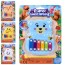 Детский ксилофон BabyToys 6 тонов с животными на листьях