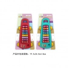 Ксилофон дитячий BabyToys 683-3 каталка з колесами