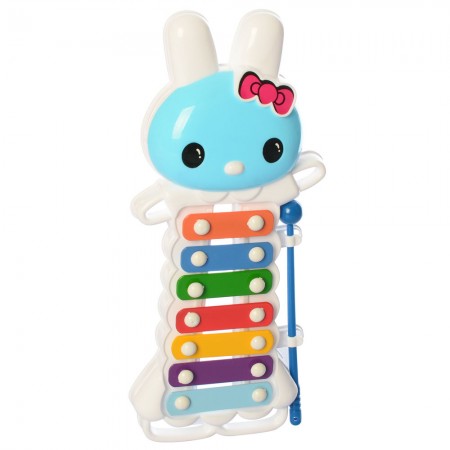 Дитячий ксилофон BabyToys 8860AB, 7 тонів, з паличкою
