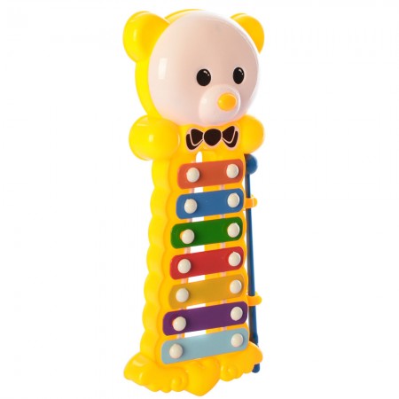Дитячий ксилофон BabyToys 8860AB, 7 тонів, з паличкою