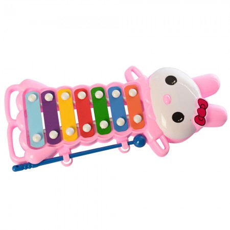 Дитячий ксилофон BabyToys 8860AB, 7 тонів, з паличкою
