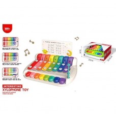 Детский ксилофон BabyToys RT 1504 разноцветный