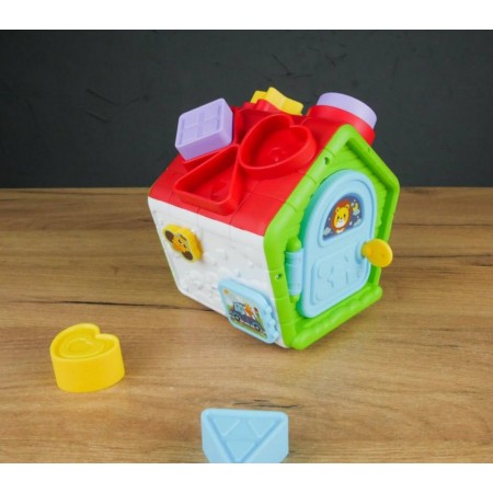Сортер домик WToys 26558 с музыкой и сказками