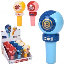 Детский микрофон BabyToys 8027-1B со светом и музыкой, 20см Детский микрофон BabyToys 8027-1B со светом и музыкой, 20см