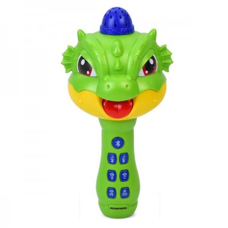 Микрофон HD-822-824 21см, акум, музыка, свет, Bluetooth, регулятор громкости, USB зарядное, 2 вида (единорог, динозавр)/ по 2 цвета, на бат-ке Микрофон HD-822-824 21см, акум, музыка, свет, Bluetooth, регулятор громкости, USB зарядное, 2 вида (единорог, динозавр)/ по 2 цвета, на бат-ке