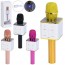 Микрофон Q7 25см, аккум, USBвход, Bluetooth, USBзарядное, микс цветов, в коробке, 9-26-8см