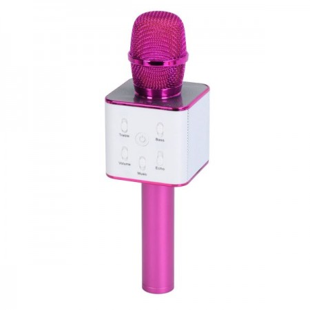 Микрофон Q7 25см, аккум, USBвход, Bluetooth, USBзарядное, микс цветов, в коробке, 9-26-8см Микрофон Q7 25см, аккум, USBвход, Bluetooth, USBзарядное, микс цветов, в коробке, 9-26-8см