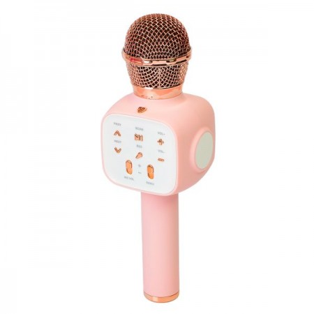 Микрофон Q8pro 24см, акум, светло, TFслот, AUX, USBзарядное, микс цветов, в коробке, 9-15-8см Микрофон Q8pro 24см, акум, светло, TFслот, AUX, USBзарядное, микс цветов, в коробке, 9-15-8см