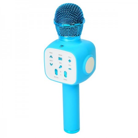 Микрофон Q8pro 24см, акум, светло, TFслот, AUX, USBзарядное, микс цветов, в коробке, 9-15-8см Микрофон Q8pro 24см, акум, светло, TFслот, AUX, USBзарядное, микс цветов, в коробке, 9-15-8см
