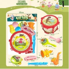 Музыкальные инструменты BabyToys 668-3 в наборе для детей Музыкальные инструменты BabyToys 668-3 в наборе для детей