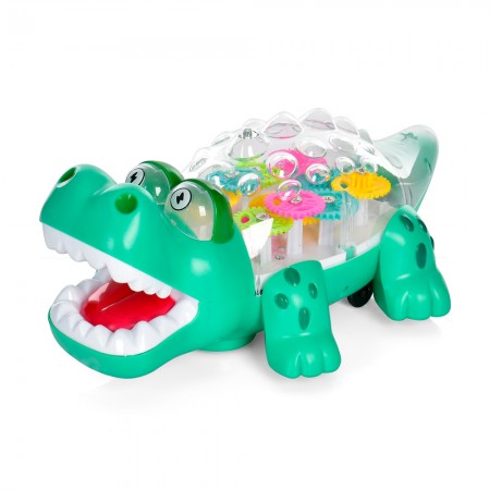 Музыкальная игрушка крокодил BabyToys со светом и музыкой Музыкальная игрушка крокодил BabyToys со светом и музыкой