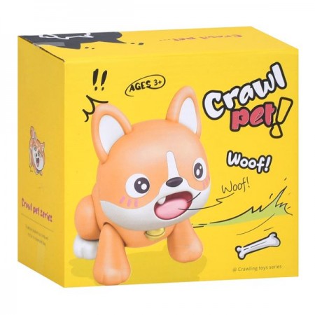 Музыкальная игрушка 690-19 кот, 16см, ходит музыка, 2 цвета, на бат-ке, в кор-ке