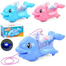 Каталка дельфин BabyToys 861-66C с музыкой и светом
