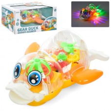 Музыкальная игрушка BabyToys 998-6 Утка с шестеренками Музыкальная игрушка BabyToys 998-6 Утка с шестеренками