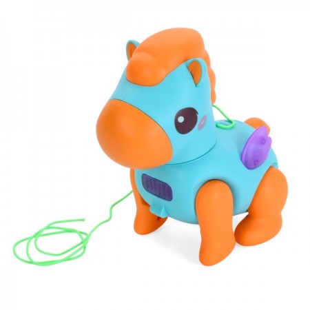 Музыкальная лошадка BabyToys QB-191Y ходит со светом
