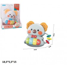 Дитяче піаніно BabyToys 5806 коала з музикою та світлом