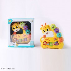 Детское пианино BabyToys 855-186A жираф с музыкой и светом Детское пианино BabyToys 855-186A жираф с музыкой и светом