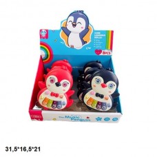 Детское пианино BabyToys 8804-C пингвин с музыкой и светом