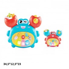 Детское пианино BabyToys 8815-C краб музыкальное со светом