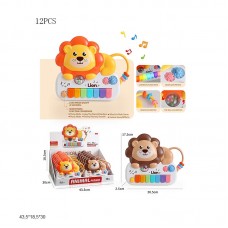Детское пианино BabyToys 8893-1B с музыкой и светом