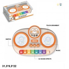 Детское пианино BabyToys YK-7009 с музыкой и светом на батарейках