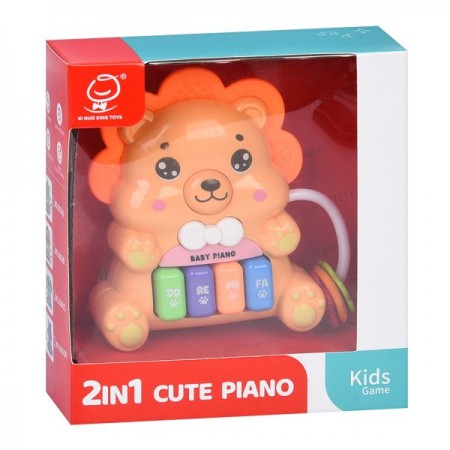 Детское пианино BabyToys с музыкой и звуками животных Детское пианино BabyToys с музыкой и звуками животных