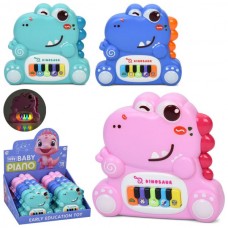 Детское пианино BabyToys 189-1A2 динозавр со звуком и светом Детское пианино BabyToys 189-1A2 динозавр со звуком и светом