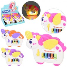 Дитячий піаніно BabyToys 189-3A2 єдиноріг зі світлом та музикою Дитячий піаніно BabyToys 189-3A2 єдиноріг зі світлом та музикою