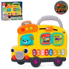 Детское пианино BabyToys 8872 автобус с музыкой и светом