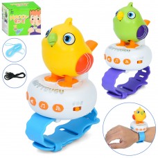 Интерактивная игрушка птица BabyToys 1801 с музыкой и USB зарядкой