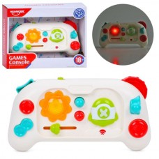 Игрушечный пульт HE0552 со звуком и светом, на батарейках Игрушечный пульт HE0552 со звуком и светом, на батарейках
