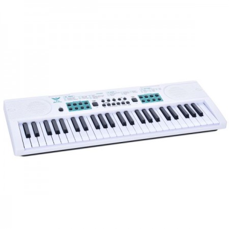 Синтезатор BX-1682A-B 54см, 49клавіш, мікрофон, запис, демо, 2 кольори, USB-шнур або бат-ки, в кор-ці Синтезатор BX-1682A-B 54см, 49клавіш, мікрофон, запис, демо, 2 кольори, USB-шнур або бат-ки, в кор-ці