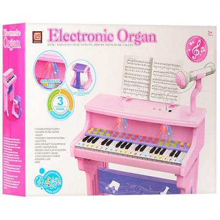 Дитячий синтезатор BabyToys CV8818-206AB з мікрофоном