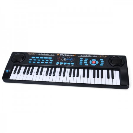 Синтезатор M 5499 70см, 54клавиши, микрофон, запись, демо, МР3, USBшнур/на бат-ке, в кор-ке Синтезатор M 5499 70см, 54клавиши, микрофон, запись, демо, МР3, USBшнур/на бат-ке, в кор-ке