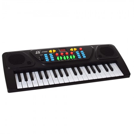 Дитячий синтезатор BabyToys MQ-3768D 37 клавіш з мікрофоном Дитячий синтезатор BabyToys MQ-3768D 37 клавіш з мікрофоном